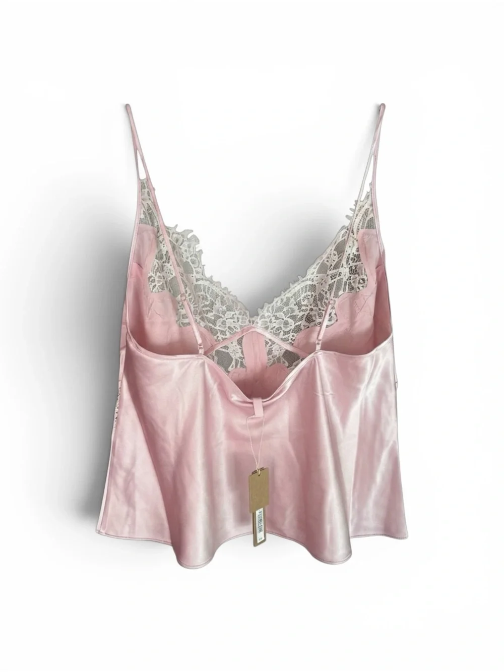 NWT Gorgeous SKIMS Peony Tonal Silk Lace Cami & Short Set Medium